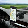 Magnetic Phone Car Mount, Universal Dashboard Windshield Industrial-Strength Suction Cup Car Phone Mount Holder With Adjustable Telescopic Arm